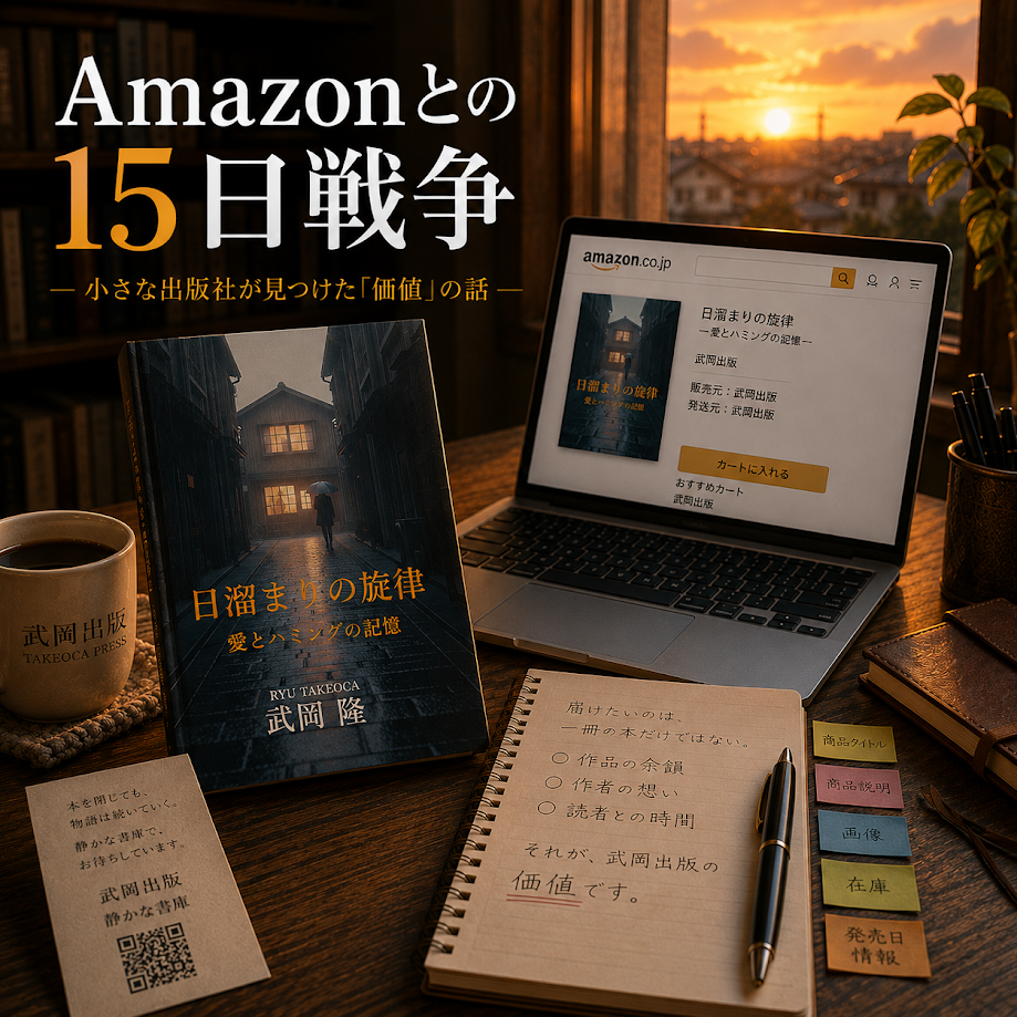 Amazonとの15日戦争 ― 小さな出版社が見つけた「価値」の話 ―